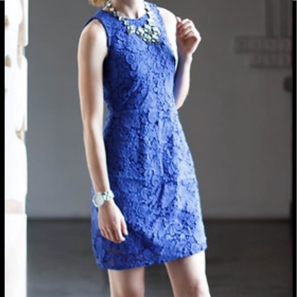 J. Crew Dresses & Skirts - J. Crew blue lace dress